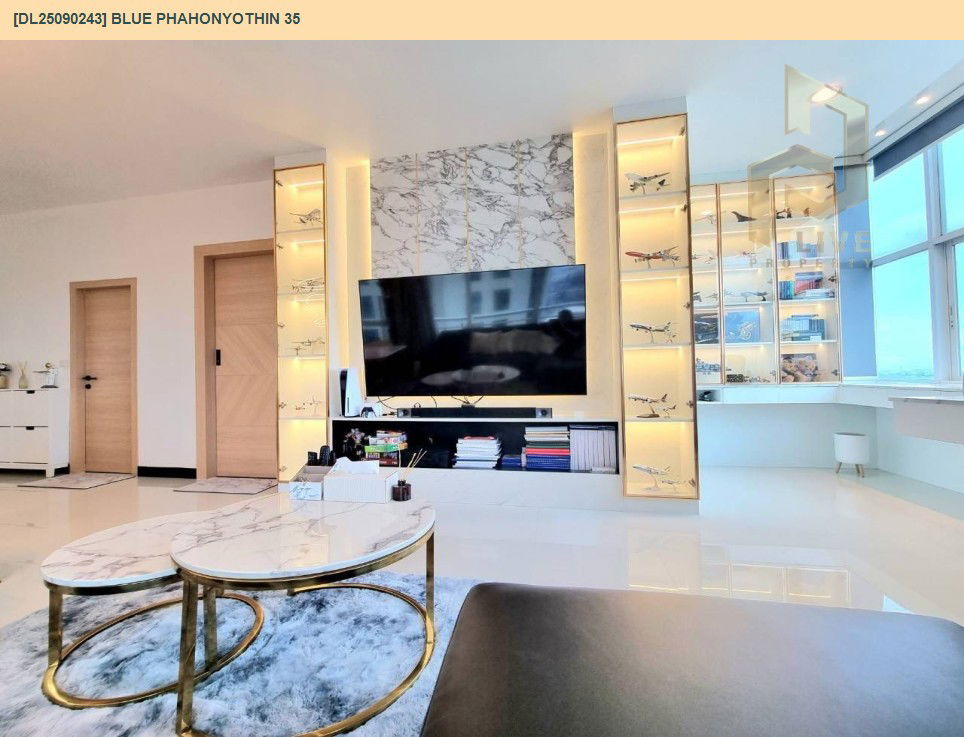 picture DL25090243 Condo for rent, Blue Phahonyothin 35 near -, ready to move in, call urgently 0656133286 LineID @655ebbvc - 5/13