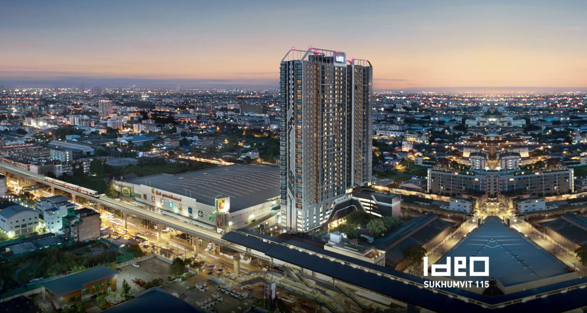 รูป 🏠ให้เช่า 9,000 คอนโด Ideo Sukhumvit 115 [ไอดีโอ สุขุมวิท 115] ติด BTS ปู่เจ้าสมิงพราย  🏠 วิวเมือง ฝั่ง BTS ติดบีทีเอสแบบเดินได้เลย หน้าคอนโด  - รูปที่ 17/18