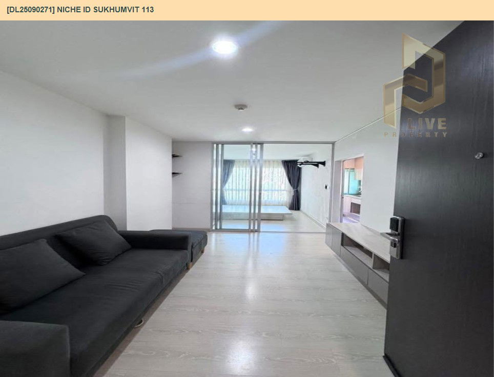 picture DL25090271 Condo for rent, Niche id Sukhumvit 113 near BTS Samrong, ready to move in, call urgently 0656133286 LineID @655ebbvc - 2/9