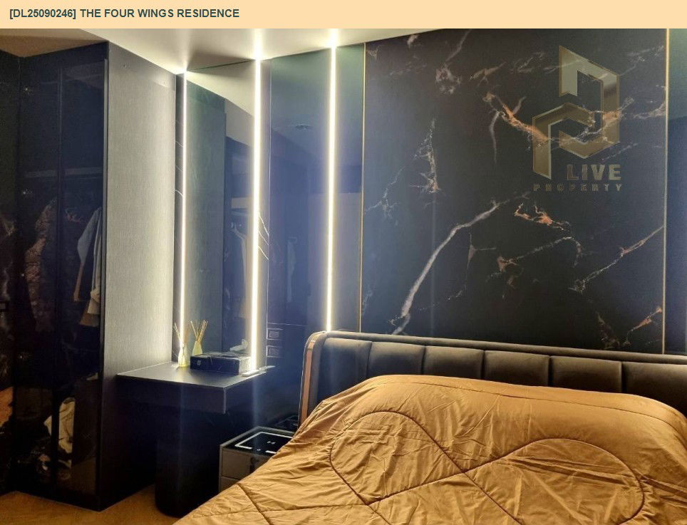 รูป DL25090246 ให้เช่าคอนโด เดอะ โฟร์ วิงส์ เรสสิเด้นส์ (The Four Wings Residence) ใกล้ ARL บ้านทับช้าง พร้อมเข้าอยู่ โทรด่วน 0638692663 LineID @655ebbvc - รูปที่ 13/13