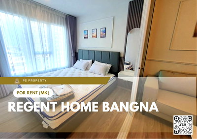 Condos for rent : For rent 📍 Regent home bangna 📍 Fully furnished and equipped, near BTS Bangna
