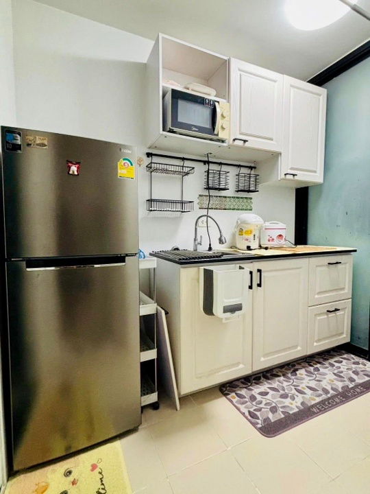 รูป code : C104 ให้เช่าคอนโด พลัมคอนโด พหลโยธิน 89 (Plum Condo Phaholyothin 89) | เฟส 5A ชั้น 8 วิวลานจอดรถ เฟอร์ครบ ใกล้ ม.รังสิต - รูปที่ 6/10