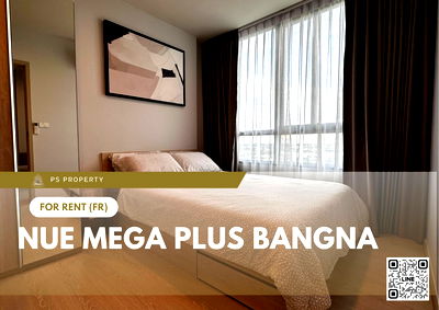 Condos for rent : For rent 📍 Nue Mega Plus Bangna 📍 Fully furnished and equipped, near MRT Sri Eiam