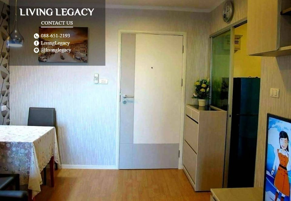 picture SH7E6R Condo For Rent Lumpini Place Srinakarin - Huamark Station 42 Sq.M. Floor 8 Building A line id : @livinglegacy - 8/10