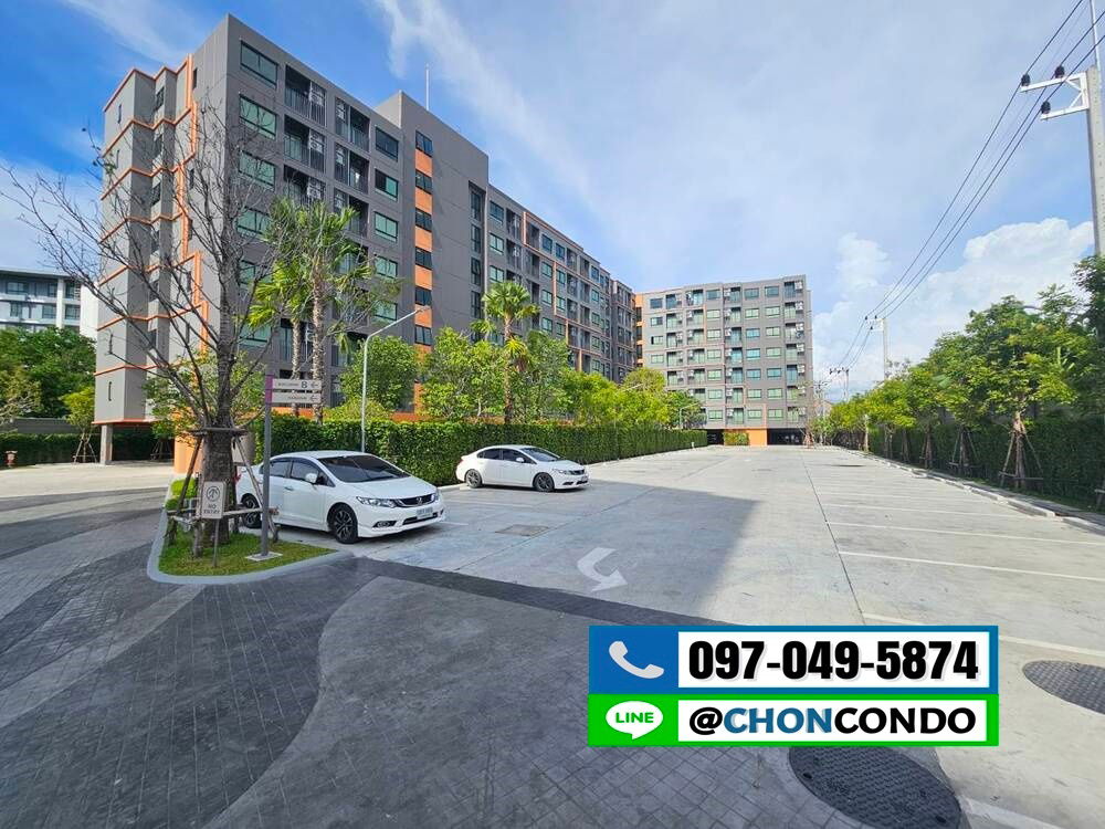 รูป DCondo Sense ชั้น2 ตึกA  ------------ห้องใหม่ + ตกแต่งสวย------------Tel 097-049-5874 (Line: @choncondo มี@ด้วย) - รูปที่ 12/12