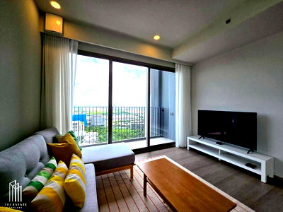 Condos for rent Raffles International College : For rent, the largest room on the floor, fully furnished, corner position, open view, Whizdom The Forestias (Destinia) project @55,000 Baht