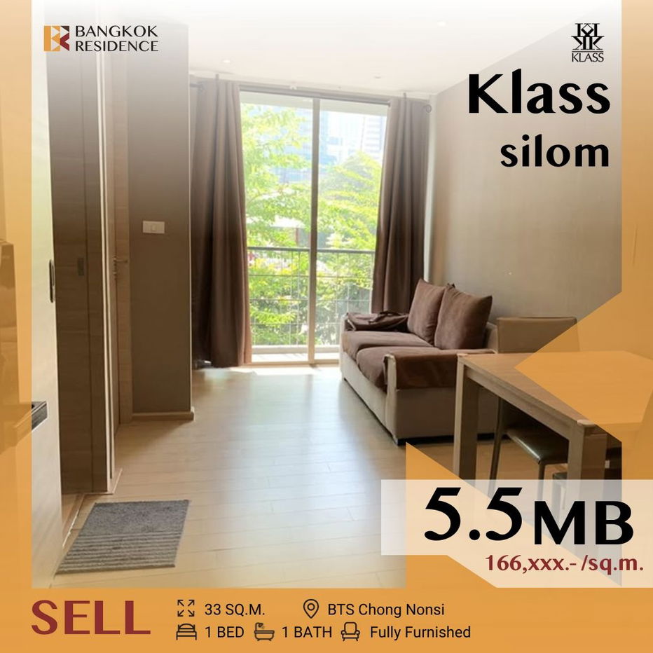 รูป 💎Prime CBD Living, Klass Silom near BTS Sala Daeng - รูปที่ 1/6