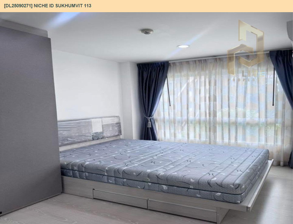 picture DL25090271 Condo for rent, Niche id Sukhumvit 113 near BTS Samrong, ready to move in, call urgently 0656133286 LineID @655ebbvc - 3/9