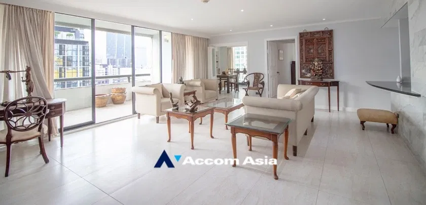 รูป 🔼🔽 AccomA 📩 Luxury 3 BR Condominium @Somkid Gardens (26311) - รูปที่ 1/20