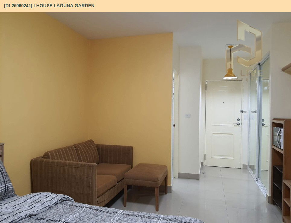 รูป DL25090241 ให้เช่าคอนโด ไอ-เฮาส์ ลากูน่า การ์เด้น (I-House Laguna Garden) ใกล้ MRT เพชรบุรี พร้อมเข้าอยู่ โทรด่วน 0638692663 LineID @534wlwof - รูปที่ 2/14