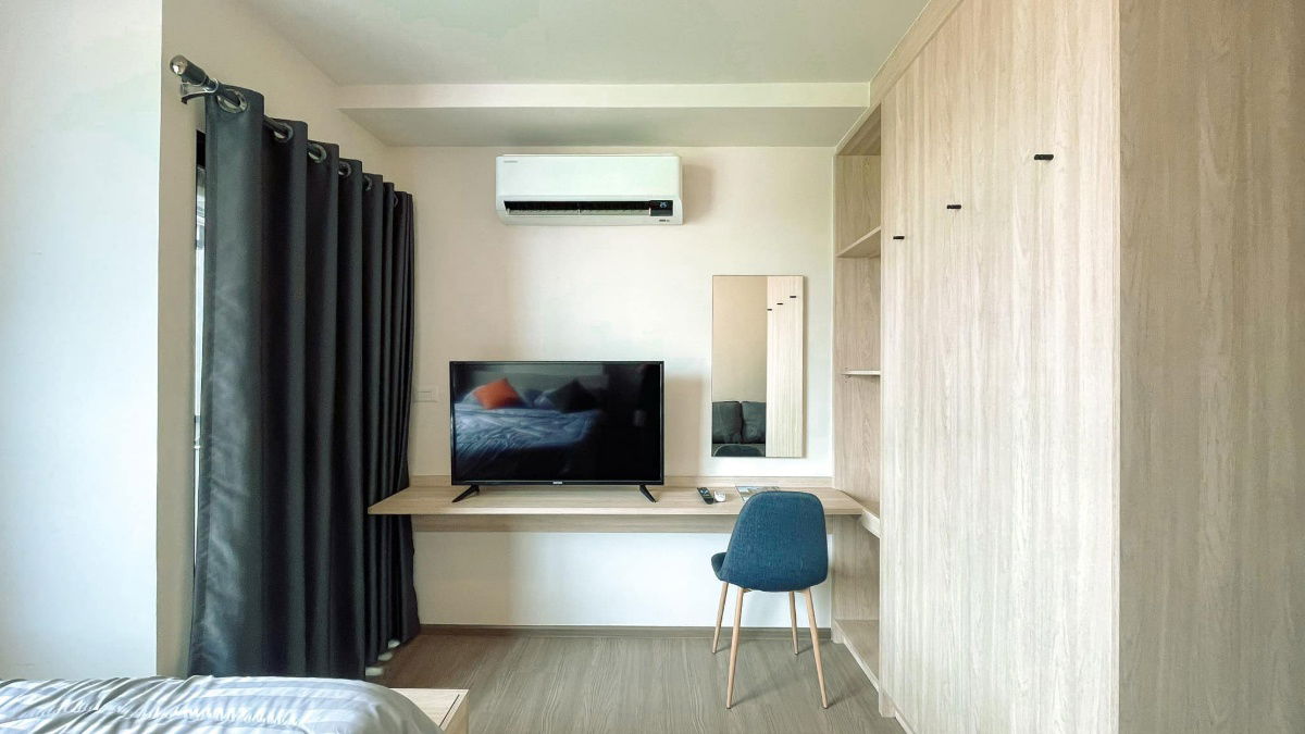 รูป PFD-05719 ให้เช่าคอนโด เดอะ มูฟ เกษตร ( The Muve Kaset ) นัดชมห้อง ■ line : @propertyfinder - รูปที่ 1/8
