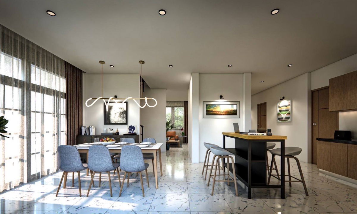 picture Single house with swimming pool & private garden, newly renovated, ready to move in, area 100 sq m. - 8/10