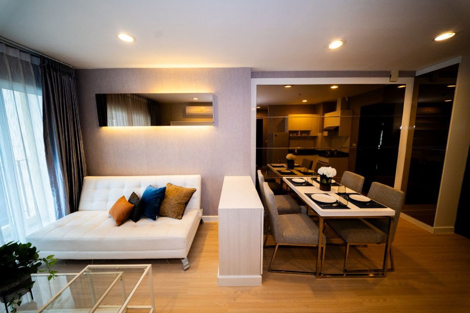 รูป Diamond Sukhumvit (60 ตร.ม.) 2 ห้องนอน 2 ห้องน้ำ ใกล้ BTS Onnut - รูปที่ 4/10