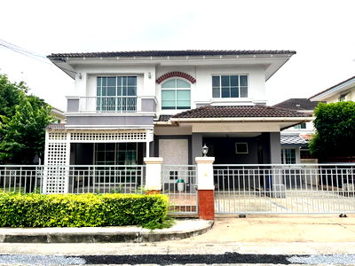 บ้านเดี่ยวให้เช่า : ให้เช่าบ้านเดี่ยว โครงการมัณฑนา ราชพฤกษ์ เดือนละ 32,000 บาท