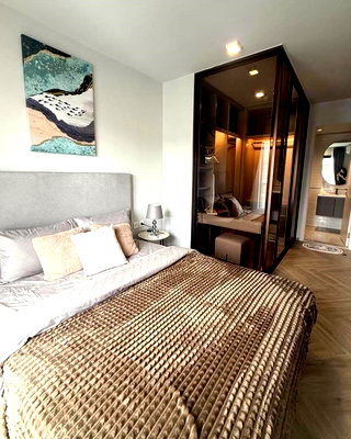 คอนโดให้เช่า : TA8005📲LineID @556ryccg🚄35 ตรม 1 ห้องนอน ชั้น 8 ตึก B พร้อมเฟอร์นิเจอร์ Chapter Thonglor25