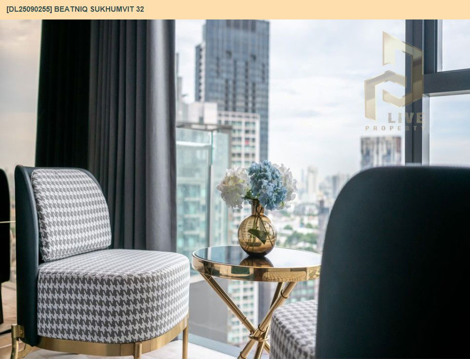 picture DL25090255 Condo for rent, Beatniq Sukhumvit 32 near BTS Thong Lo, ready to move in, call urgently 0656133286 LineID @655ebbvc - 16/21