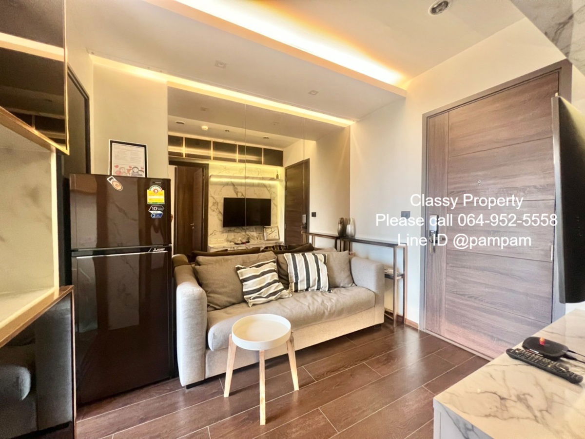 picture *** Condo for rent : C Ekkamai 1 Bedroom  Nice decorated Close kitchen Fully furnished Built-in furniture *** - 1/12