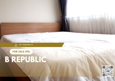Condos for sale BTS Udom Suk : Urgent sale ✨ B Republic ✨ Fully furnished and equipped, near Punnawithi BTS station.