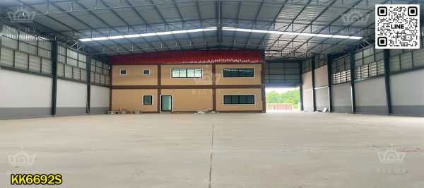 รูป โรงงานใหม่ 465 ตารางวา สำนักงานสีแดงร่ำรวย พร้อมกระจกบานใหญ่ และพื้นที่ขยายด้านข้าง สวยพร้อมใช้ ใกล้มอเตอร์เวย์พระราม 2  - รูปที่ 2/8