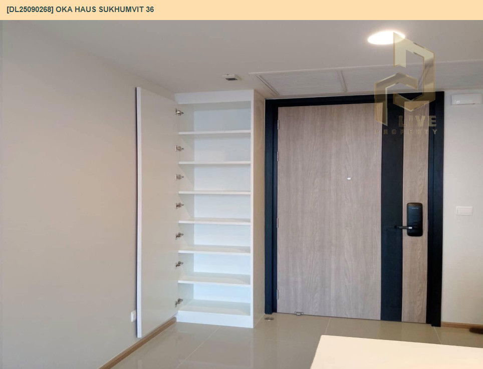 picture DL25090268 Condo for rent, OKA HAUS Sukhumvit 36 near BTS Thong Lo, ready to move in, call urgently 0656133286 LineID @655ebbvc - 10/10