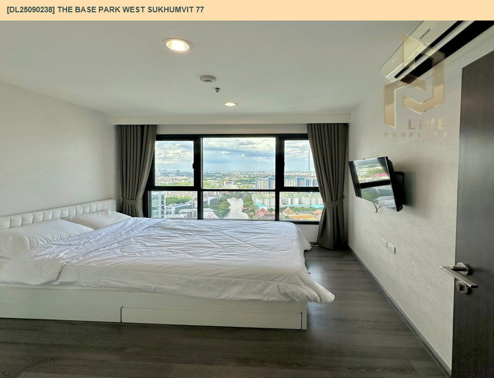รูป DL25090238 ให้เช่าคอนโด เดอะ เบส พาร์ค เวสต์ สุขุมวิท 77 (The Base Park West Sukhumvit 77) ใกล้ BTS อ่อนนุช พร้อมเข้าอยู่ โทรด่วน 0638692663 LineID @534wlwof - รูปที่ 6/8