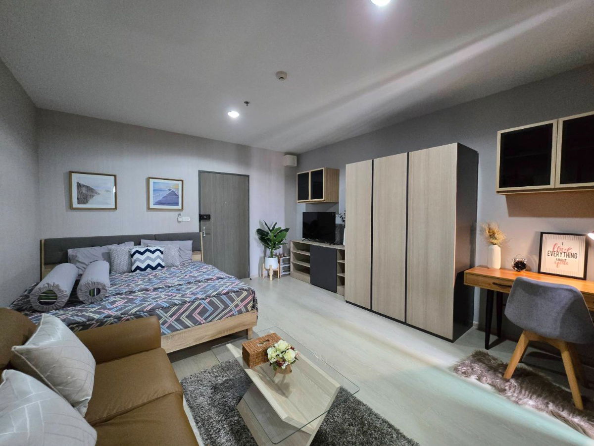 รูป 🏠ให้เช่า 9,000 คอนโด Ideo Sukhumvit 115 [ไอดีโอ สุขุมวิท 115] ติด BTS ปู่เจ้าสมิงพราย  🏠 วิวเมือง ฝั่ง BTS ติดบีทีเอสแบบเดินได้เลย หน้าคอนโด  - รูปที่ 2/18
