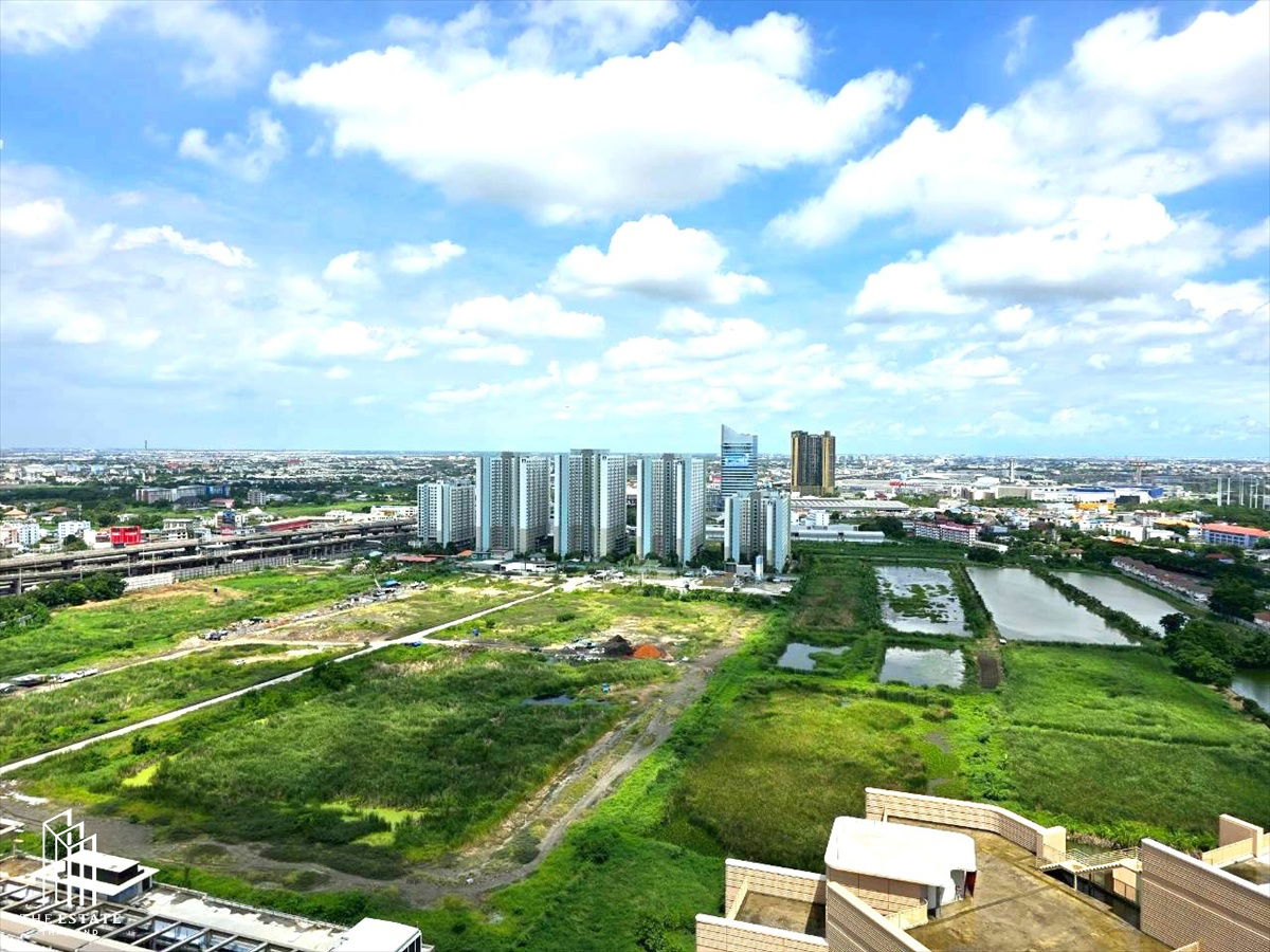 picture For rent, the largest room on the floor, fully furnished, corner position, open view, Whizdom The Forestias (Destinia) project @75,000 Baht - 8/22