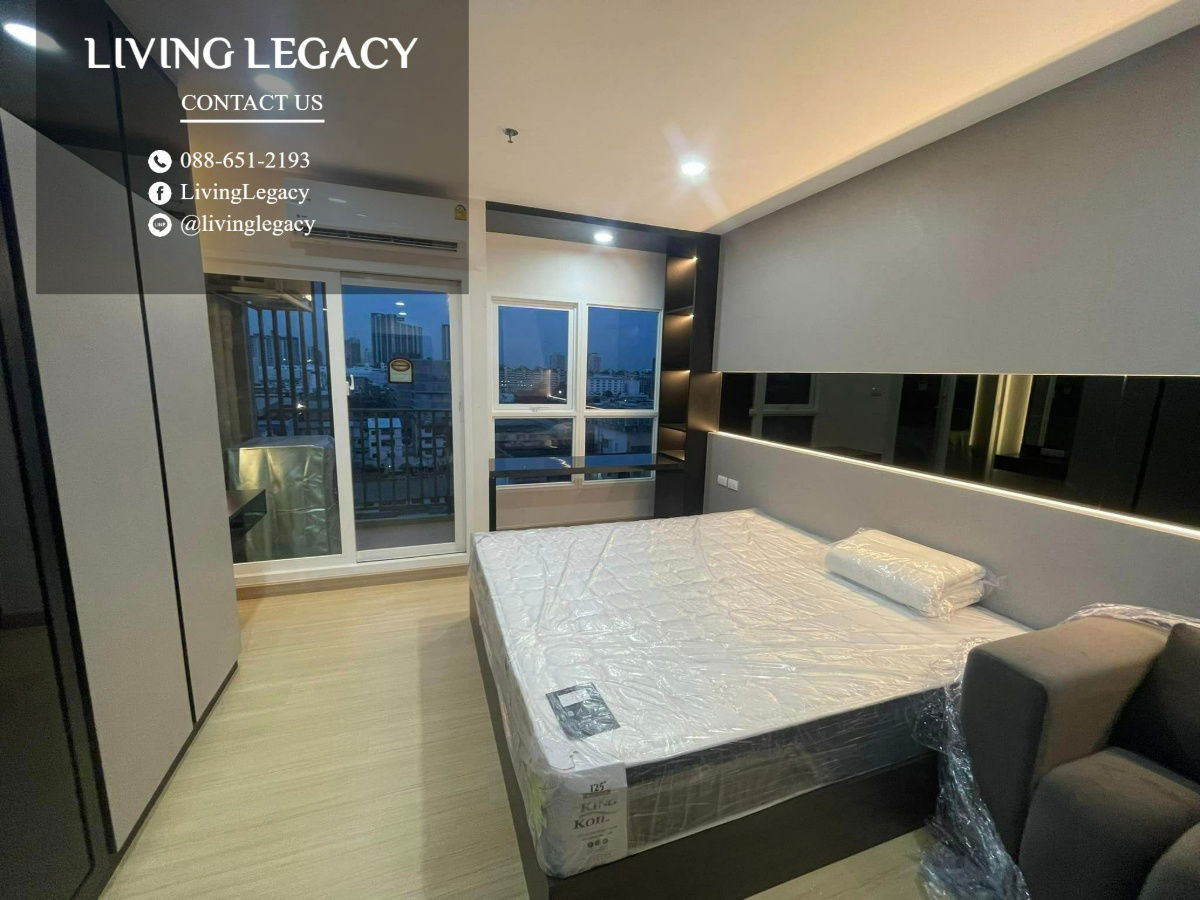 picture SKU7SO Condo For Rent Supalai Veranda Ramkhamhaeng 28 Sq.M. Floor 7 Building A line id : @livinglegacy - 5/12