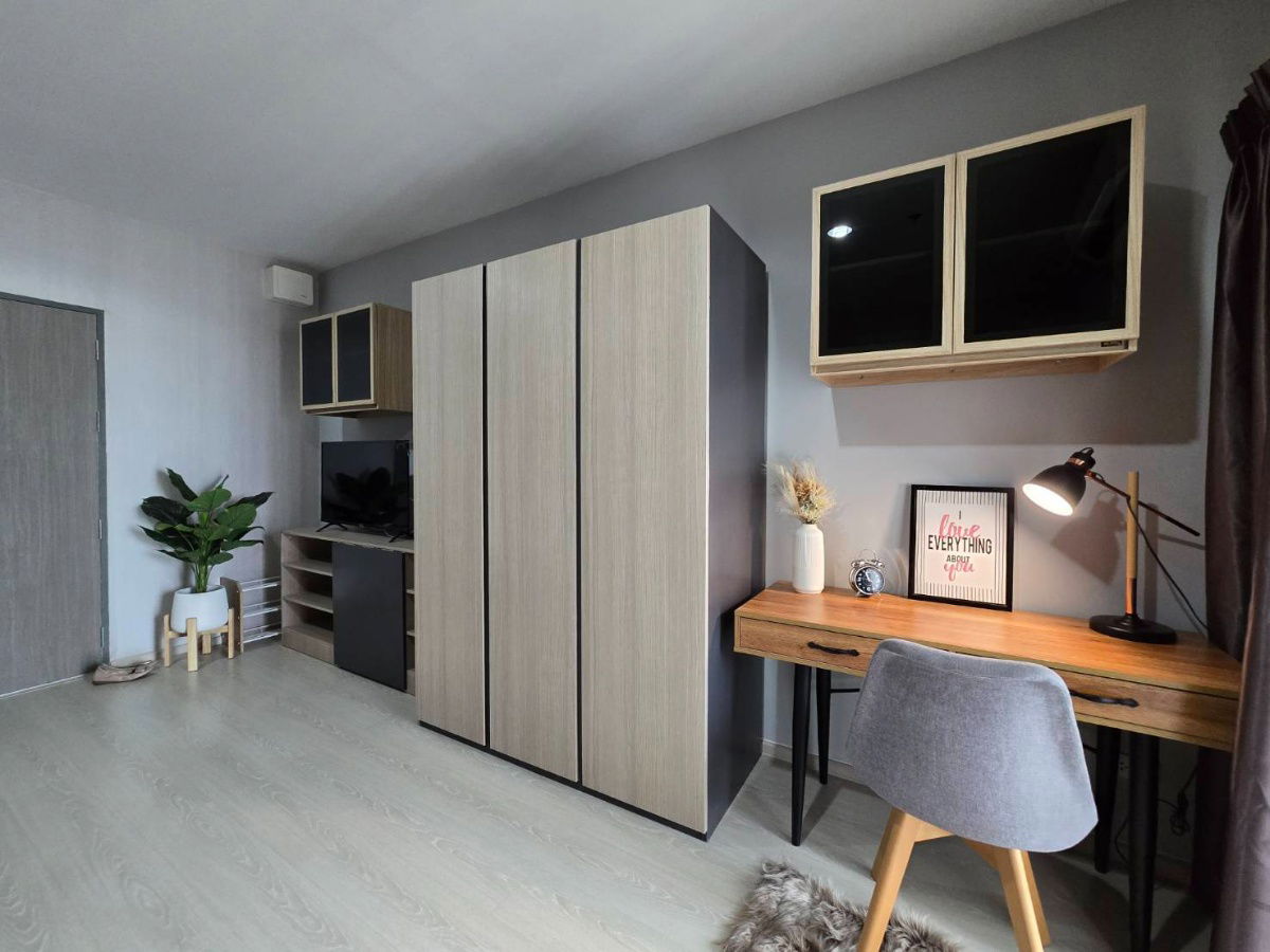 รูป 🏠ให้เช่า 9,000 คอนโด Ideo Sukhumvit 115 [ไอดีโอ สุขุมวิท 115] ติด BTS ปู่เจ้าสมิงพราย  🏠 วิวเมือง ฝั่ง BTS ติดบีทีเอสแบบเดินได้เลย หน้าคอนโด  - รูปที่ 8/18