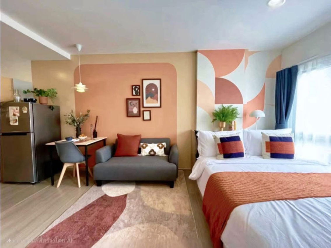 picture 🚩Vay Pothisan 2 Near Terminal 21 and Pothisarn Market – convenient transportation📞061-6161426/065-4496399 🟢LINE: @wsrcondo  - 7/8