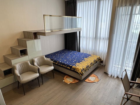Park Origin Phayathai【𝐑𝐄𝐍𝐓】🔥Cozy design with complete functionality in every zone, perfectly arranging.🔥  Contact Line ID: @hacondo