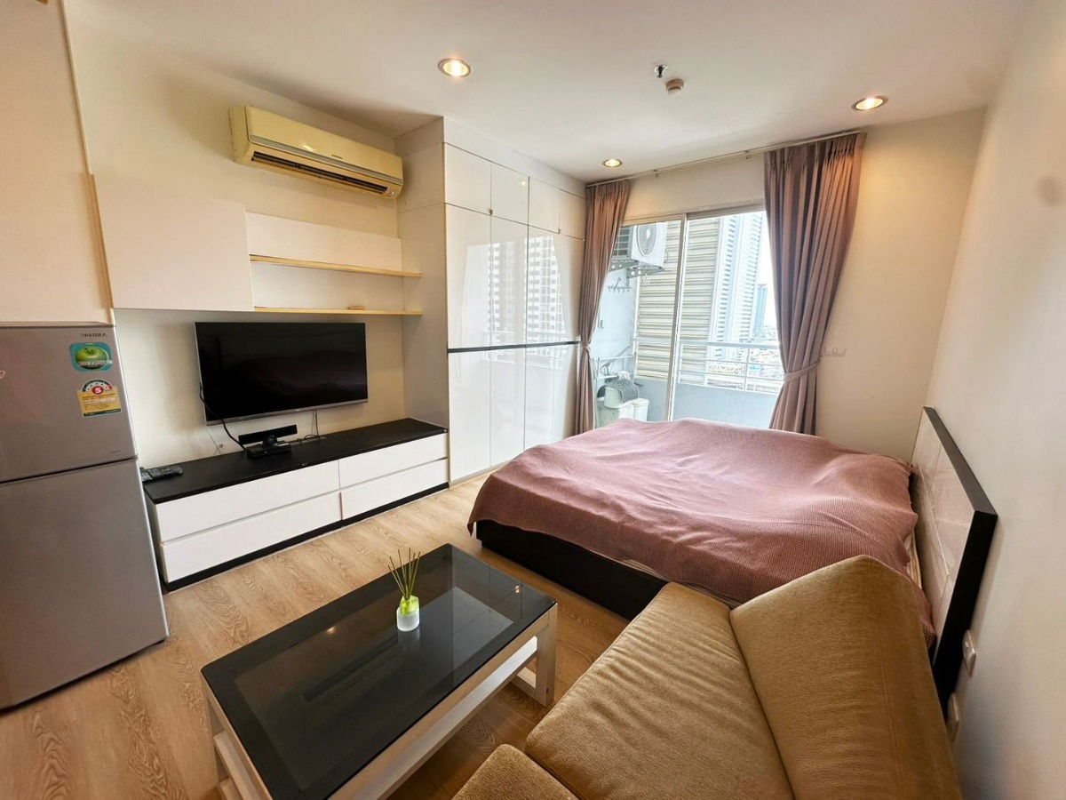 picture ✨ Ready to move in! 1 bedroom, 30 sq m, 11th floor, The Light House Condo, Charoen Nakhon, only 12,000 baht 🏡💖 - 1/7