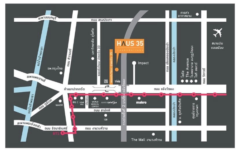 picture Selling a 3.5 -story townhome, HAUS 35 Chaeng Watthana comes in the Modern Loft style. Outstanding, unique, near BTS Srirat and Expressway.  - 22/23