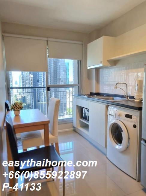 รูป P-41133 ให้เช่าคอนโด แอสไพร์ พระราม 9 Huai Khwang, Bangkok พร้อมอยู่ ราคาถูก Line Id @easythaihome 085-592-2897 - รูปที่ 2/7
