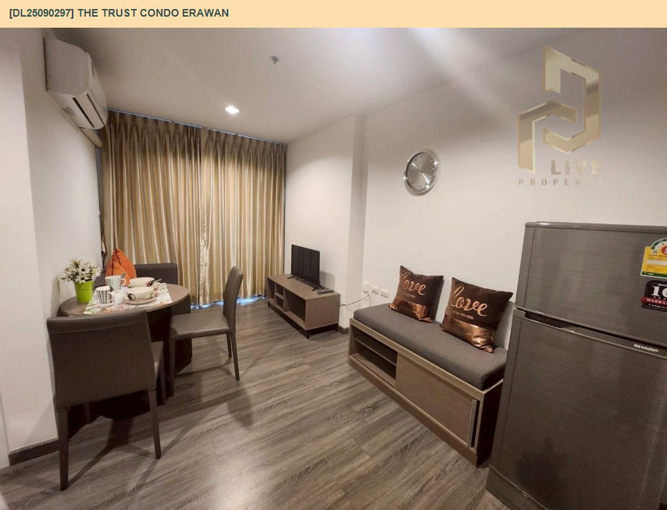 picture DL25090297 Condo for rent, The Trust Condo Erawan near BTS Chang Erawan, ready to move in, call urgently 0656133286 LineID @897iyzll - 5/12