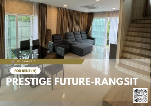 Single house for rent ✨ Prestige Future-Rangsit ✨ 4 bedrooms, 3 bathrooms, fully furnished and equipped with appliances