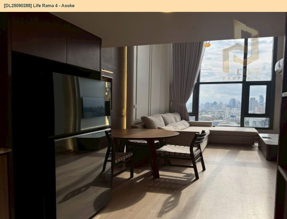 picture DL25090288 Condo for rent, Life Rama 4 - Asoke near MRT ศูนย์การประชุมแห่งชาติสิริกิติ์, ready to move in, call urgently 0656133286 LineID @897iyzll - 4/18