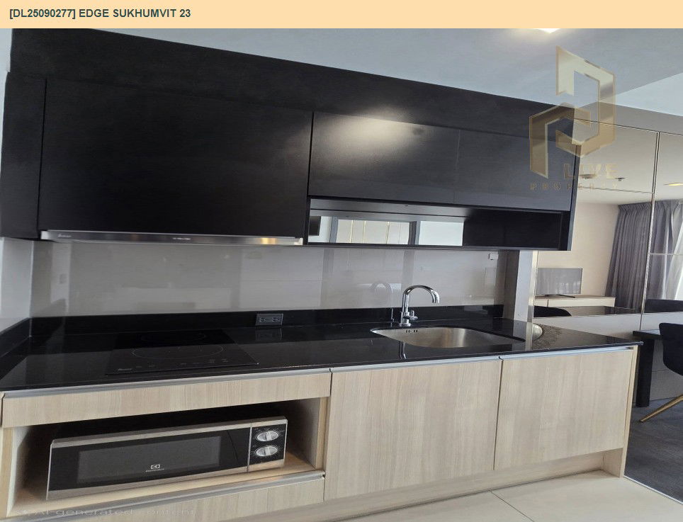 picture DL25090277 Condo for rent, Edge Sukhumvit 23 near BTS Asok, ready to move in, call urgently 0656133286 LineID @897iyzll - 6/7