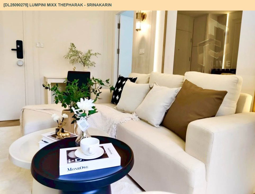picture DL25090275 Condominium for sale  (LUMPINI MIXX THEPHARAK - SRINAKARIN) ready to move in. Call 0638692663 LineID@655ebbvc - 9/19