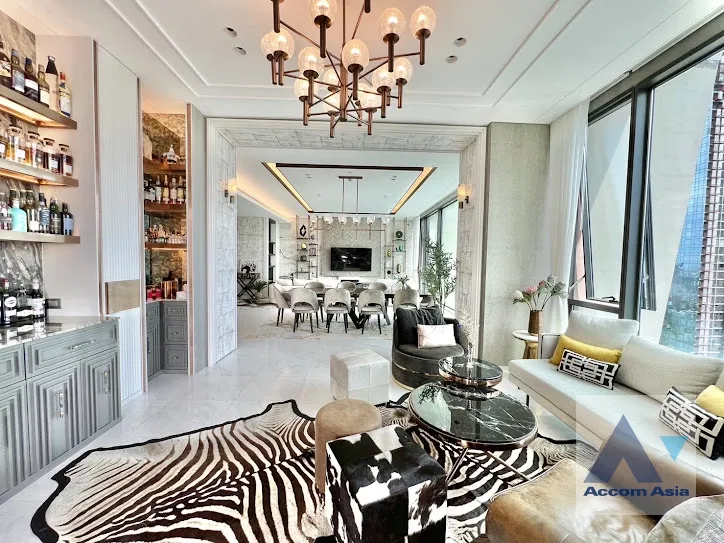 รูป 🔼🔽 AccomA 📩  4 BR Condominium @The Residences at Sindhorn Kempinski Hotel Bangkok (AA40271) - รูปที่ 5/9