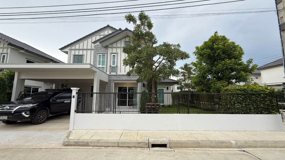 รูป ให้เช่าบ้านเดี่ยว วิลลาจจิโอ 3 ศรีนครินทร์-บางนา ( SPSEVE1179 ) - รูปที่ 1/10