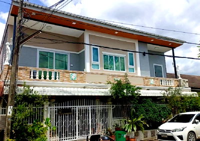 Houses for sale Ramkhamhaeng Road : For Sale: Newly Renovated 2-Storey Detached Home – Kittinivet Village, Ramkhamhaeng 68 Spacious family home with large living areas