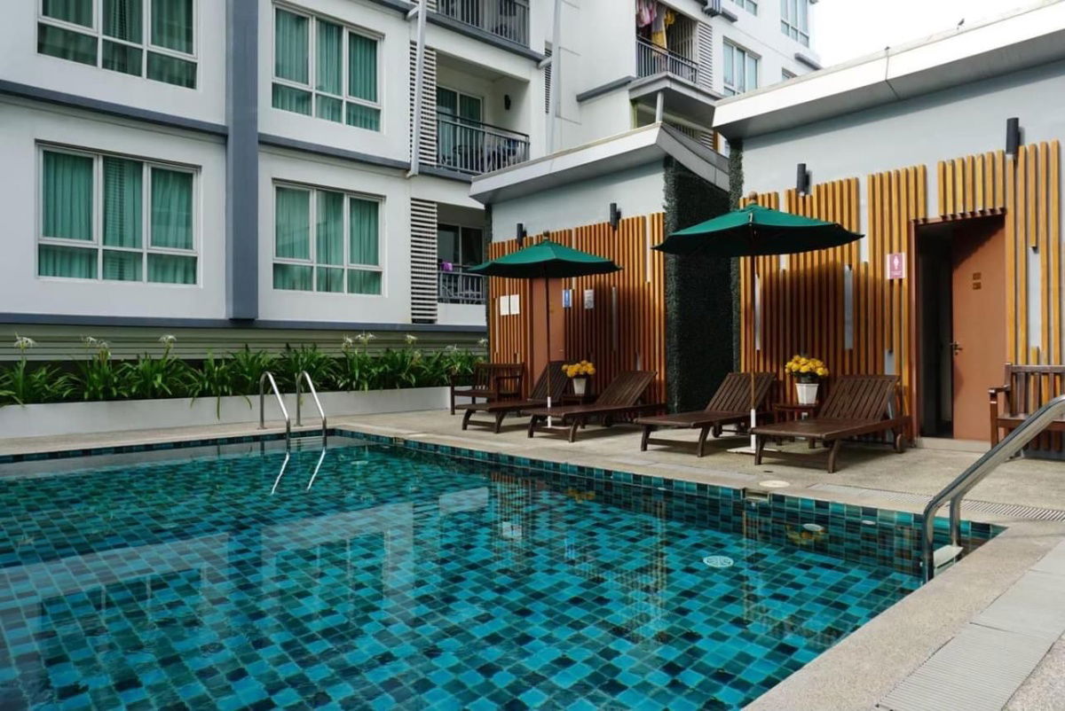 รูป โว้ค สุขุมวิท 16 หนึ่งห้องนอนกว้างขวางให้เช่า - รูปที่ 11/12