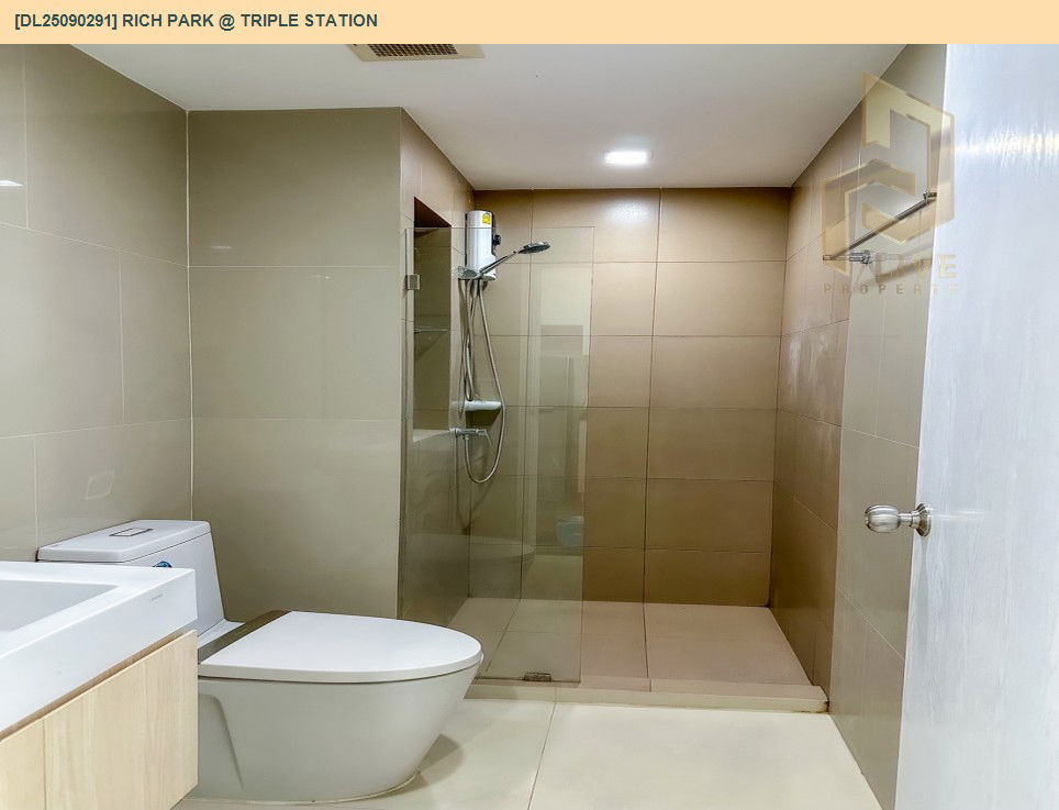 picture DL25090291 Condo for rent, Rich Park @ Triple Station near รถไฟสถานีหัวหมาก, ready to move in, call urgently 0614453194 LineID @162cjixi - 7/12