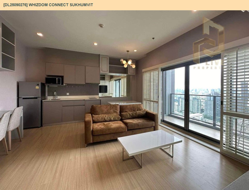 picture DL25090276 Condo for rent, Whizdom Connect Sukhumvit near BTS Punnawithi, ready to move in, call urgently 0614453194 LineID @162cjixi - 2/13