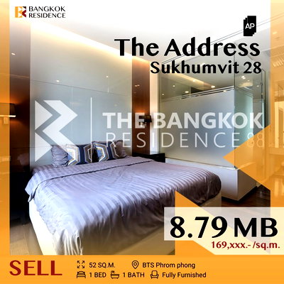 ขายคอนโด : 💚Fully Furnished,City View - The Address Sukhumvit 28 BTS Phrom Phong