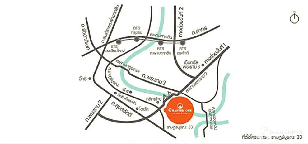 รูป ขายด่วน! ห้องร้านค้าทำเลทองในคอนโดริมน้ำ Chapter One Modern Dutch ราษฎร์บูรณะ  - รูปที่ 14/14