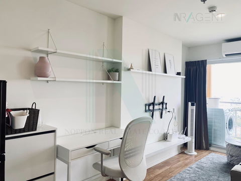 🚩 For rent, Lumpini Ville Phatthanakan - Srinakarin, 1 bedroom, 30th floor, near Thai-Nichi Institute of Technology.