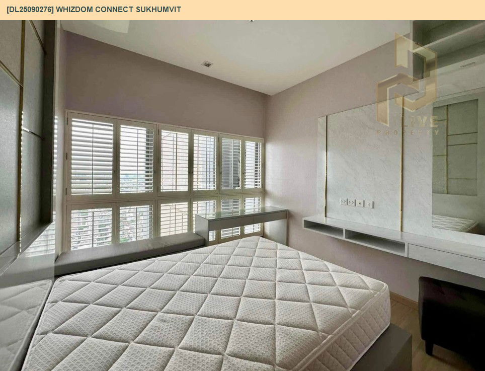 picture DL25090276 Condo for rent, Whizdom Connect Sukhumvit near BTS Punnawithi, ready to move in, call urgently 0614453194 LineID @162cjixi - 5/13