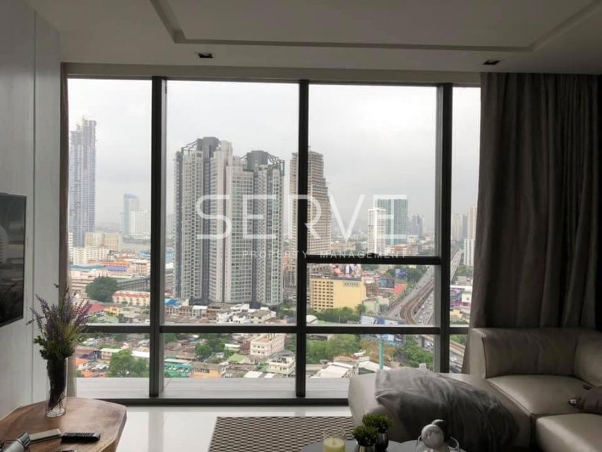 picture 🔥25.67 MB🔥 - 2 Beds 104 sq.m. High Fl. 20+ Good Location BTS Surasak 50 m. & Assumption Bangrak School at The Bangkok Sathorn Condo / For Sale - 3/8
